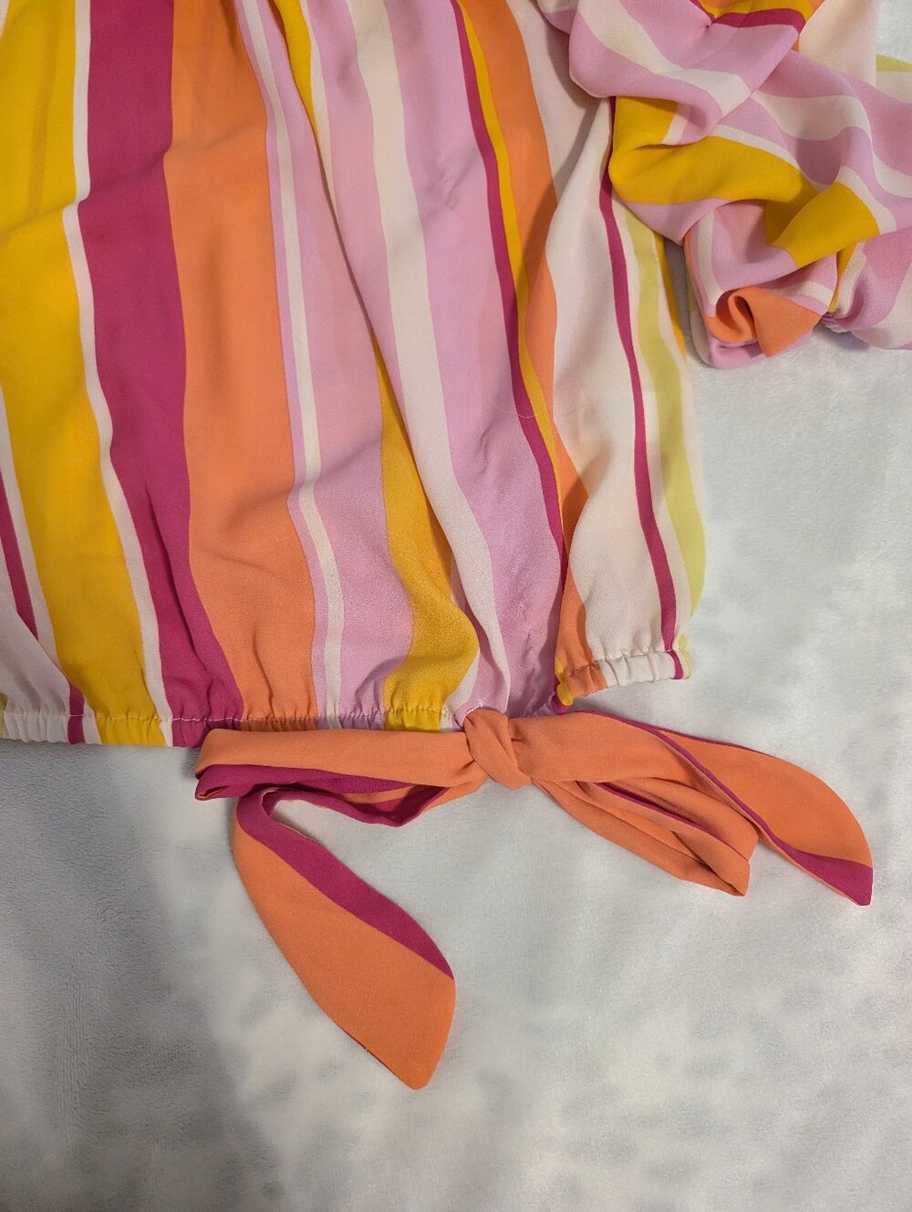 Cece Colorful Striped Top - Picture 3 of 5